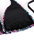 Two-Piece Colourful Polka Dot Bikini Set