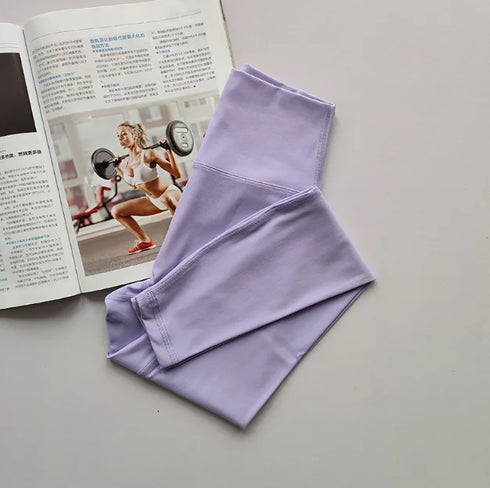 Women's High Waist Yoga Leggings - Booty Lifting Fitness Tights