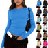 Slim Fit Long Sleeve T-Shirt for Women