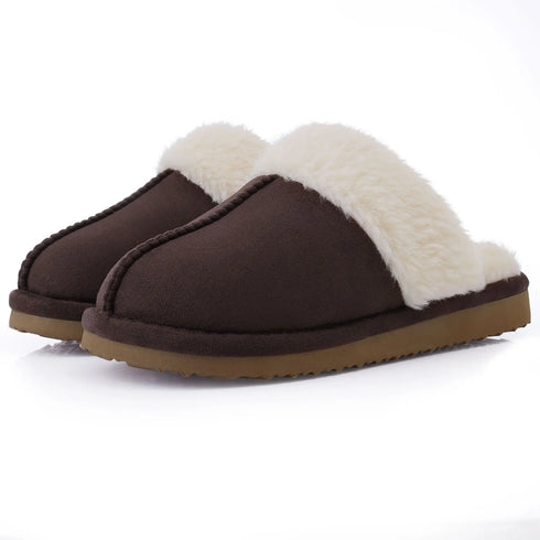 Fluffy Faux Fur Winter Slippers for Women