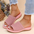 Sandals Women Elastic Force Summer Shoes Flat Casual Slippers