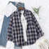 Casual Women's Flannel Plaid Shirt - Autumn Collection