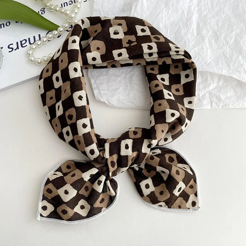 55cm Laies Cotton Linen Square Scarf for Women
