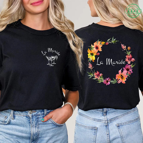 French Girls’ EVJF Vibe: Future Bride & Team Bride Matching Tees – Rock Your Single Farewell At Bachelorette Party T-shirt