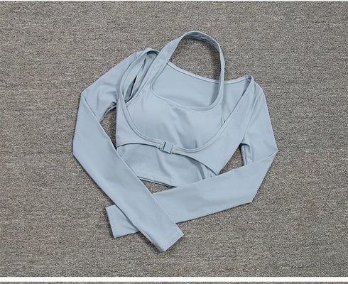 Slimming Full Sleeve Yoga Top for Women