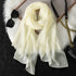 Chiffon Soft Solid Scarf Shawl for Elegant Style