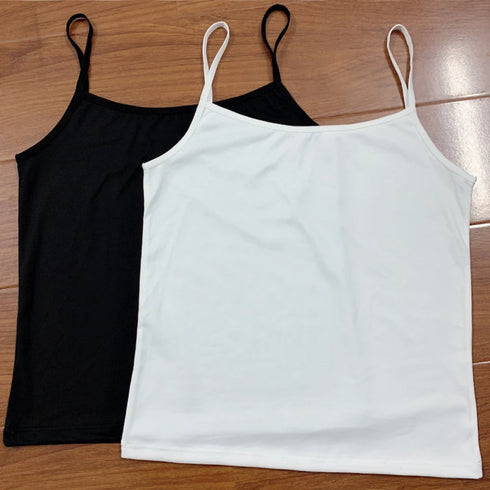 Women Camisoles Summer Sexy Strap Cotton Sleeveless Thin Vest Tops for Casual Wear