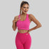 Seamless High Waist Leggings and Sports Bra Set
