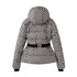 Women's Hooded Padded Winter Parka Coat with Belt