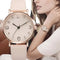 Simple Vintage Digital Face Leather Belt Women's Watch
