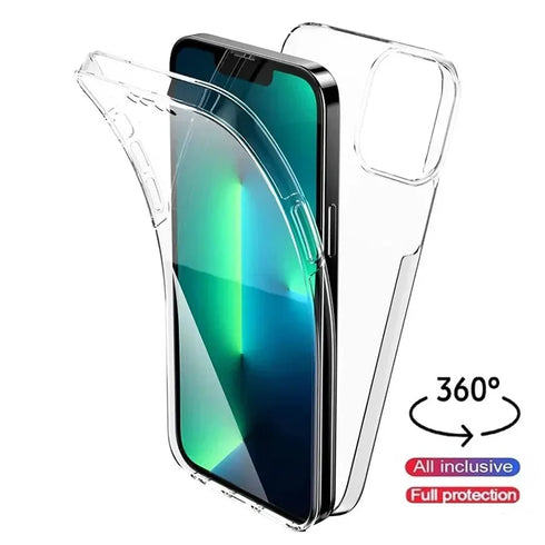 Clear 360 Full Wrap Phone Case for iPhone Models