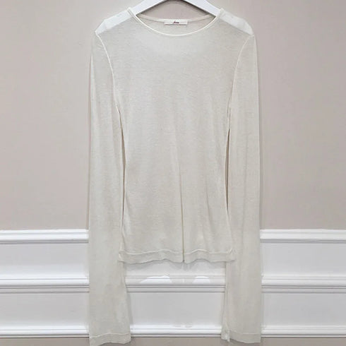 Slim Fit Long Sleeve T-Shirt for Women