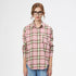 Loose Women's Plaid Shirt - Long Sleeve Casual Blouse