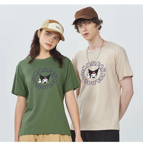 Sanrio Kuromi Graphic T-Shirt - 100% Cotton Unisex Tee