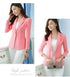 Elegant Women's Blazer in Pink and Blue