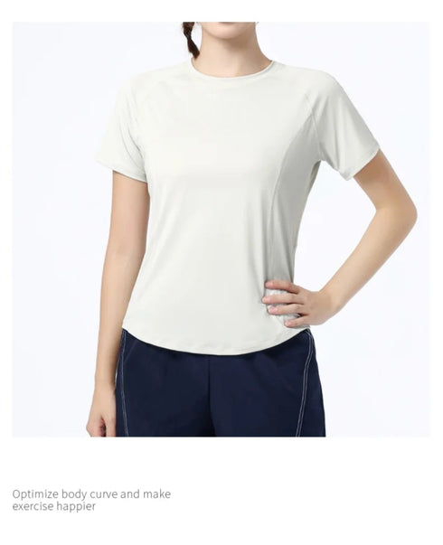 Women's Quick Dry Short Sleeve Workout Top