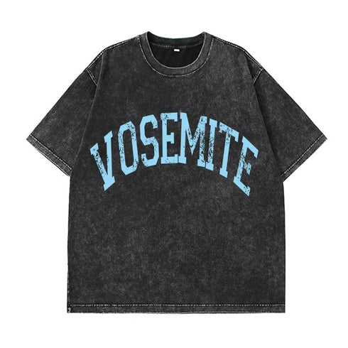 Vintage Leopard Print Oversized Cotton Tee