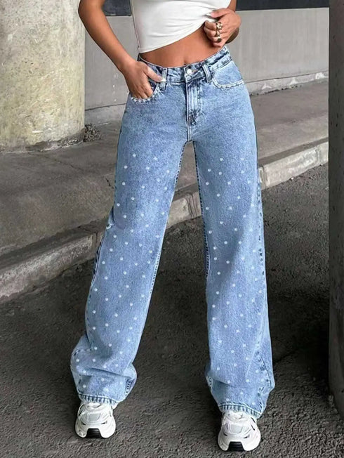 Women's High Waisted Baggy Denim Jeans