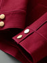 Classic Solid Woolen Coat for Women
