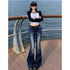High Waist Flared Women's Jeans