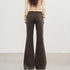 Women's High Waist Wide Leg Denim Trousers