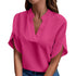 Elegant Summer V-Neck Blouse for Women