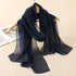 Chiffon Soft Solid Scarf Shawl for Elegant Style