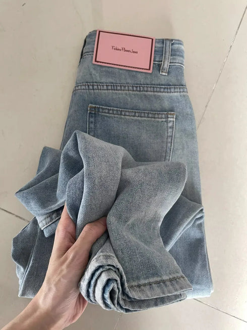 Women's Vintage Wide Leg Baggy Jeans