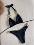 Triangle Halter Bikini Set for Women