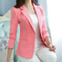 Elegant Women's Blazer in Pink and Blue