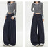 Girls High Waist Wide Leg Denim Jeans in Blue