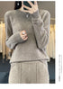 100% Merino Wool Long Sleeve Sweater for Women