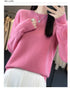 100% Merino Wool Long Sleeve Sweater for Women