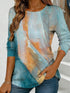 Women's Floral Watercolour Print Long Sleeve Top