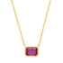 Retro Hip-hop Multicolour Crystal Pendant Necklace for Women