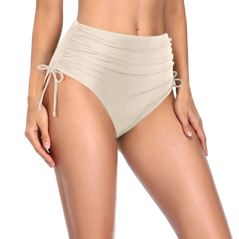 High Waist Full Coverage Bikini Bottoms