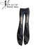 Women’s Gothic Flare Jeans in Black