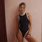 Classic Black One-Piece Swimsuit for Women