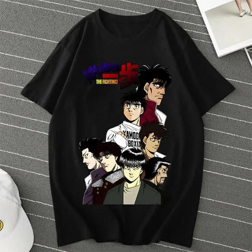 Anime Hajime No Ippo Boxing Gym T-Shirt for Women