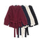 V-Neck Shoulder Pad Knit Blazer for Women
