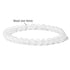 Selenite Gypsum Stone Stretch Bracelet