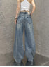 Chic Wide Leg Denim Jeans for Women