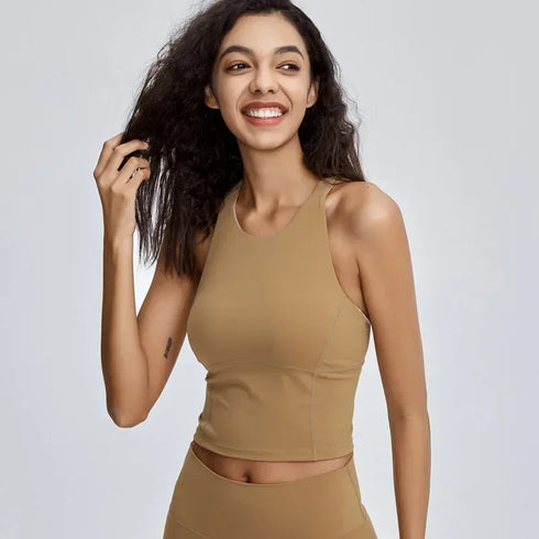 Comfy Cross Back Push-up Sports Bra for Women Yoga & Fitness