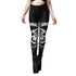 Gothic Steampunk Print Leggings for Women
