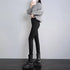High Waist Thermal Denim Jeans for Women