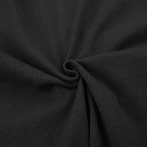 Y2K Slim Fit Brown Crop Top with Button Detail