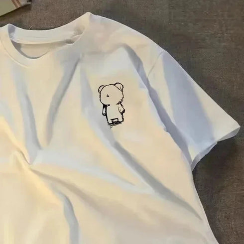 Summer Printed Short Sleeve T-Shirt for Women