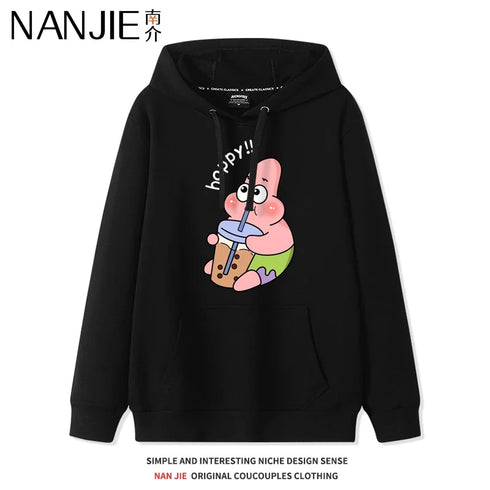 Anime Cartoon Print Hoodies for Women