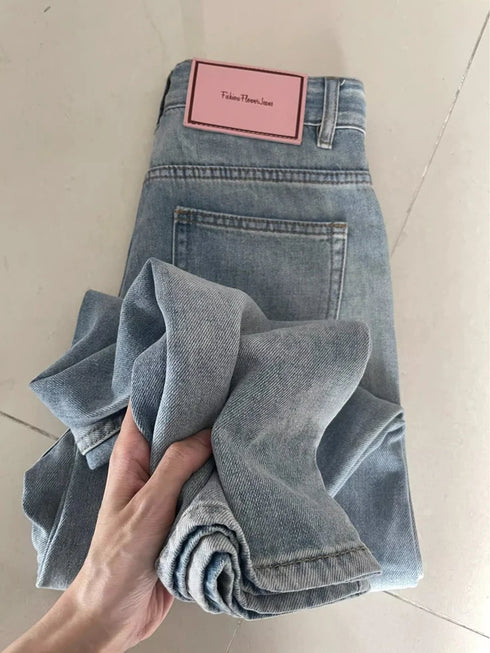 Women's Vintage Wide Leg Baggy Jeans