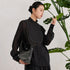 K3035W Luxury Women's Clothing 75% linen 25% silk Ladies Blouse